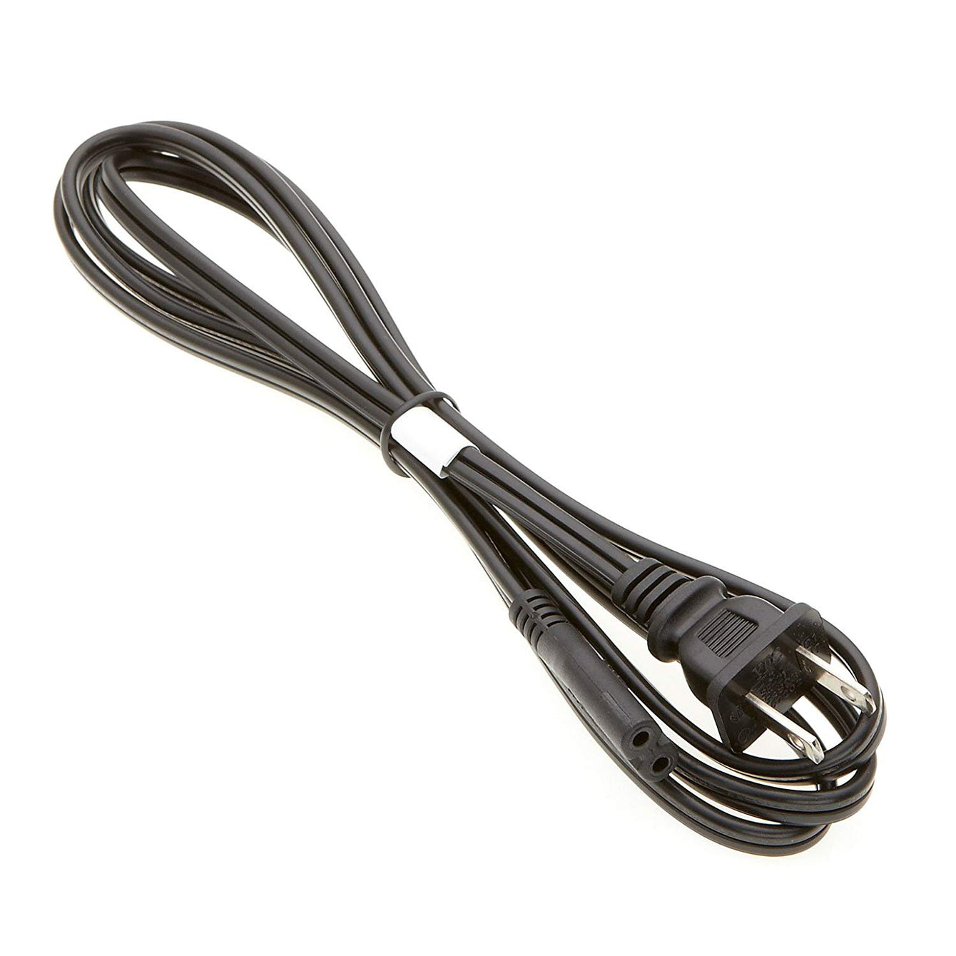 Otimo (10 Pack) 6Ft Non-Polarized Power Cord - SPT-2 18/2 SF-21+85A - Black