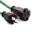 Otimo 100 ft 16/3 Outdoor Heavy Duty Extension Cord - 3 Prong Extension Cord, Green