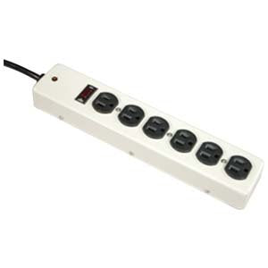 Otimo 3Ft 6Outlet Power Strip Metal Case