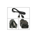 Otimo 4Ft Computer Power Cord 5-15P to C-13 Black SVT 18/3