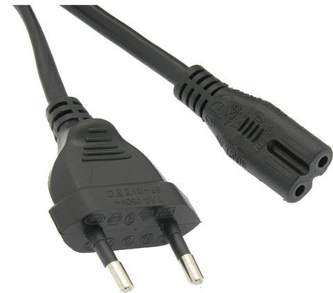 Otimo 6Ft Europlug to IEC C-7 Non-Polarized European Power Cord