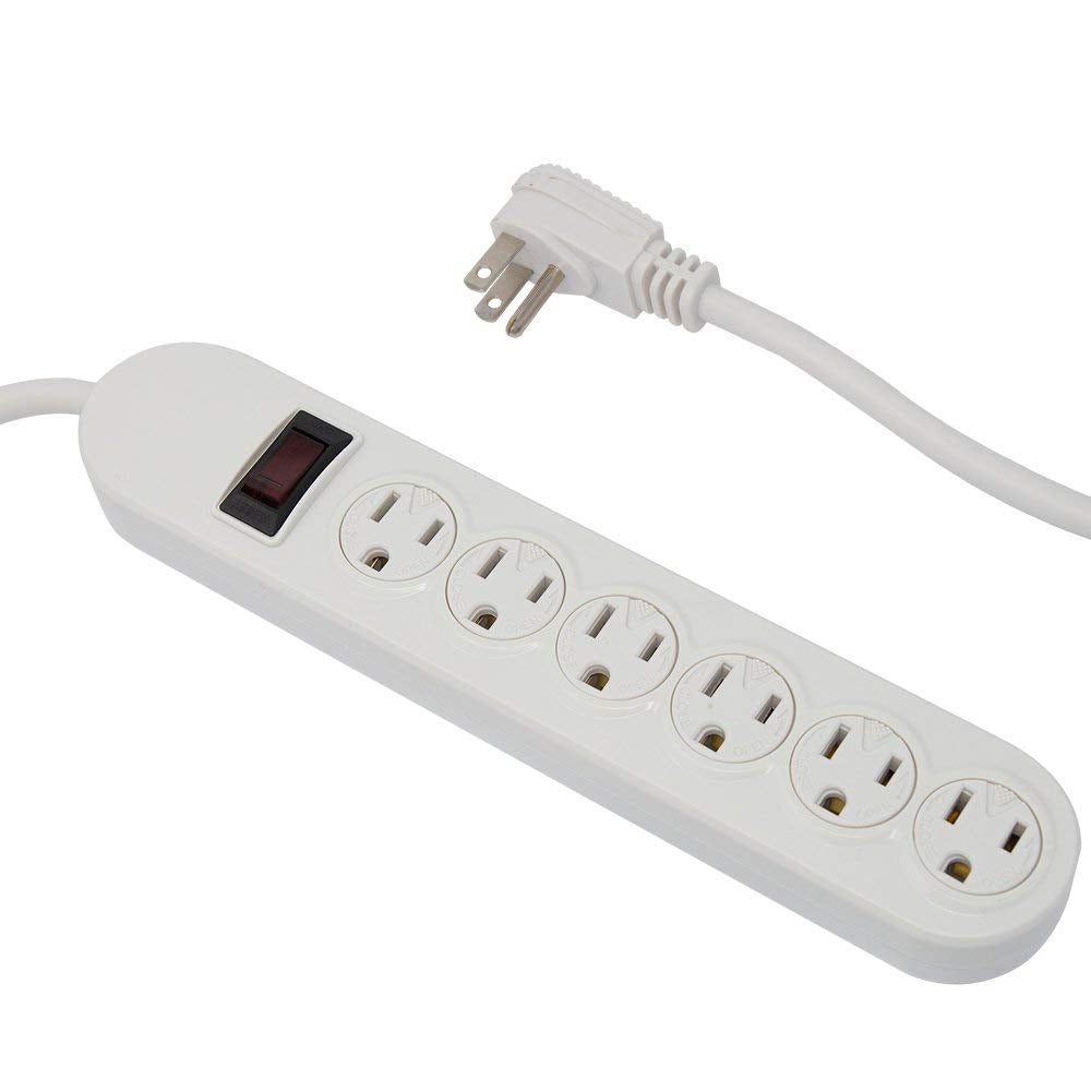 Otimo 10Ft 6-Outlet Perpendicular Power Strip