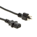 Otimo 10Ft 16AWG NEMA 5-15P to IEC C-13 Black Computer Power Cord