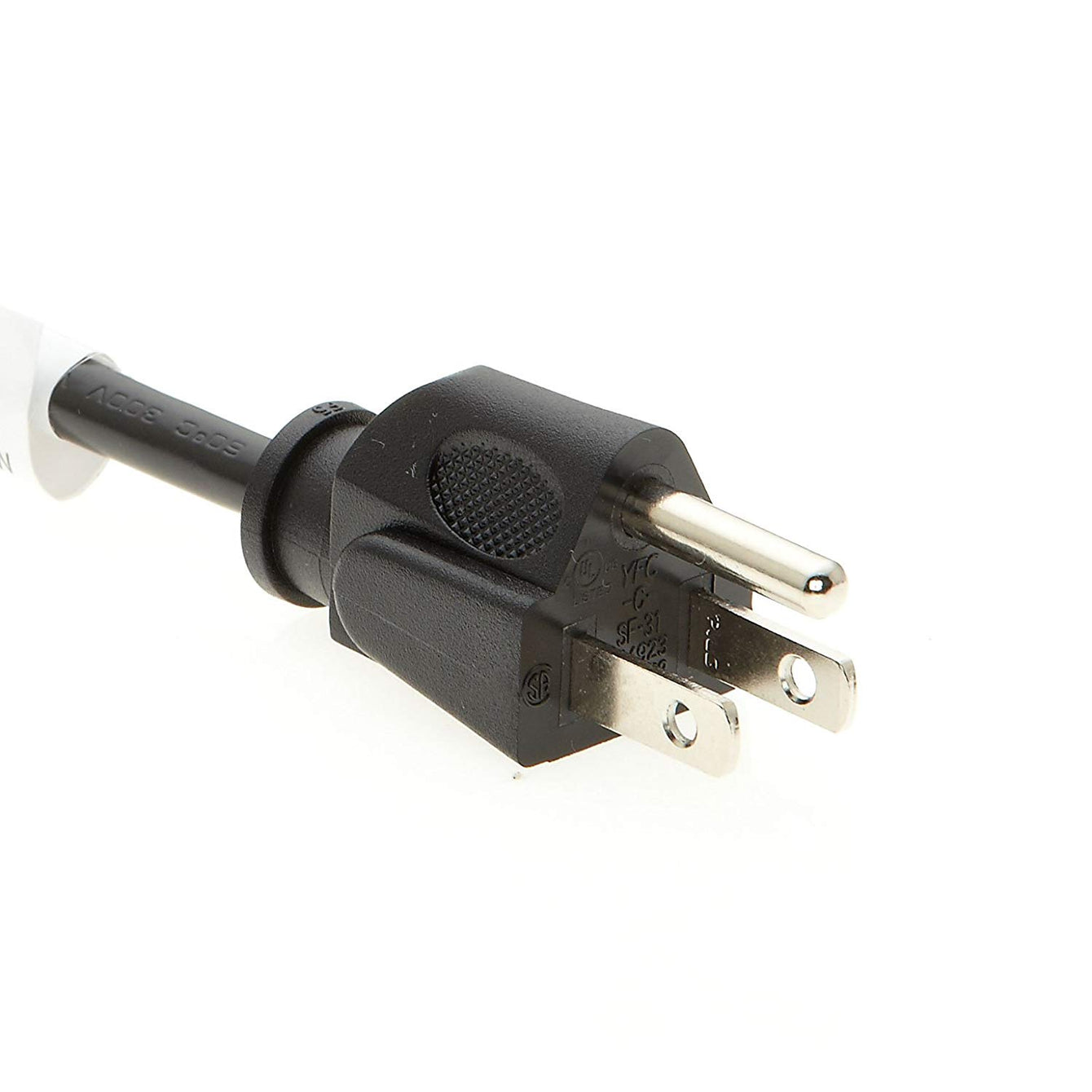 Otimo 3Ft 18AWG NEMA 5-15P to IEC C-13 Right Angle Computer Power Cord