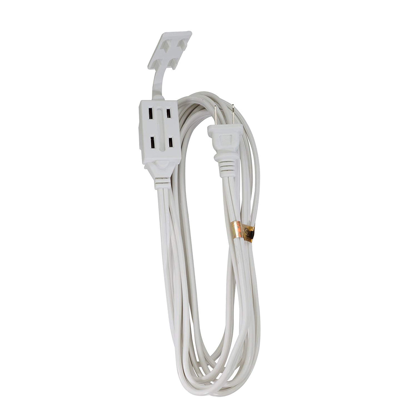 Otimo 12Ft 3-Outlet Power Extension Cord White 16AWG/2