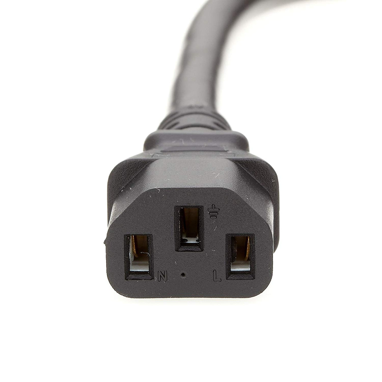 Otimo 25Ft 14AWG NEMA 5-15P to IEC C-13 Black Computer Power Cord