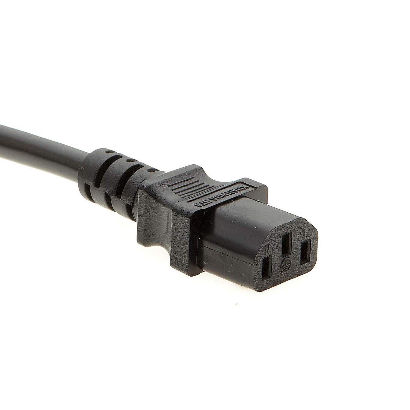 Otimo 3Ft 16AWG NEMA 5-15P to IEC C-13 Black Computer Power Cord