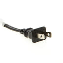 Otimo 6Ft 18AWG NEMA 1-15P to IEC C-7 Polarized 2-Prong Figure-8 Power Cord