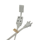 Otimo 3-Outlet Power Extension Cord 16/2, White