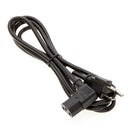 Otimo 3Ft 18AWG NEMA 5-15P to IEC C-13 Right Angle Computer Power Cord