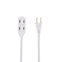 Otimo (10 Pack) Lighted Foot Switch with 9 Ft 3 Outlet Cord - White Extension Cable