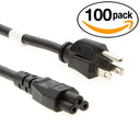 Otimo (100 Pack) 6Ft Computer Power Cord Black - SJT 18/3