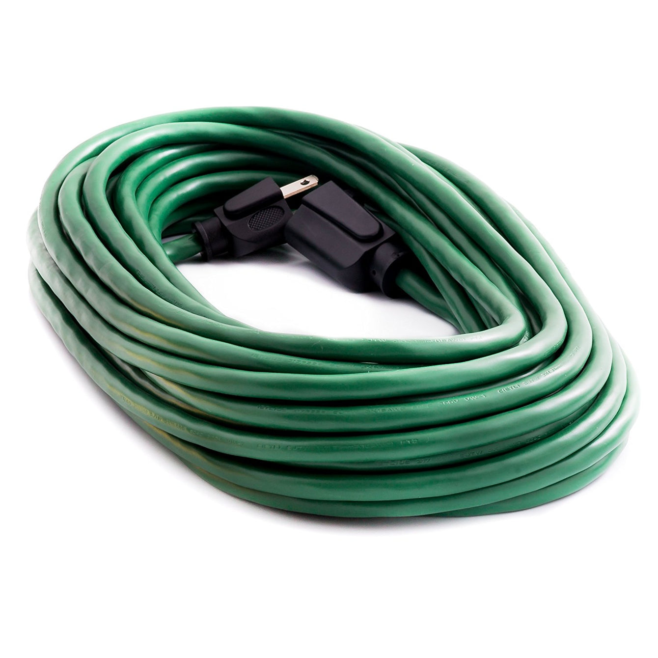 Otimo 50 ft 16/3 Outdoor Heavy Duty Extension Cord - 3 Prong Extension Cord, Green
