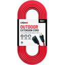 Otimo 50 ft 12/3 Outdoor Extra Heavy Duty Extension Cord - 3 Prong Extension Cord, Red