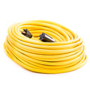 Otimo 100 ft 14/3 Outdoor Heavy Duty Extension Cord - 3 Prong Extension Cord, Yellow