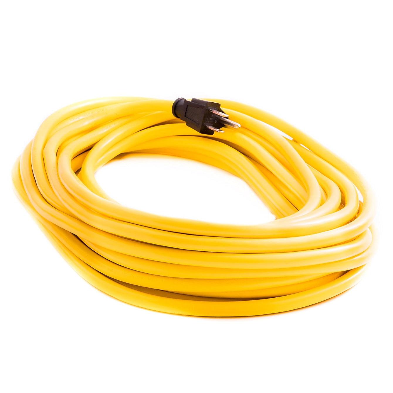 Otimo 50 ft 14/3 Outdoor Heavy Duty Extension Cord - 3 Prong Extension Cord, Yellow