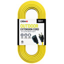 Otimo 50 ft 14/3 Outdoor Heavy Duty Extension Cord - 3 Prong Extension Cord, Yellow